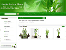 Tablet Screenshot of indoorplantslasvegas.com